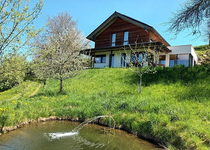 Haus Am Teich Mit Privater Sauna Tatil Evi Sankt Leonhard bei Freistadt