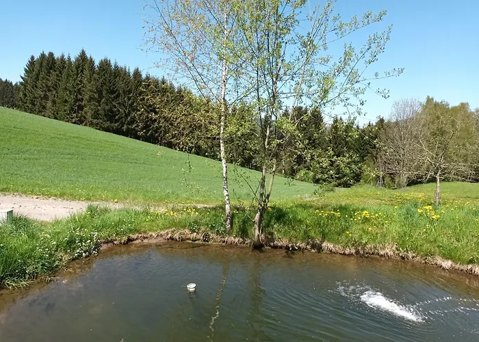 Tatil Evi Haus Am Teich Mit Privater Sauna Sankt Leonhard bei Freistadt